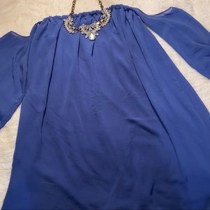 Off the Shoulder Periwinkle Dress Size M
